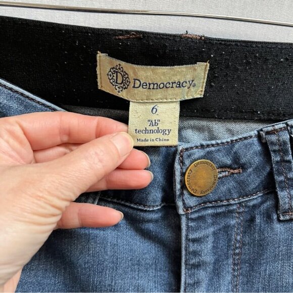 Democracy Ab Technology denim jeans Sz 6 - Picture 8 of 14